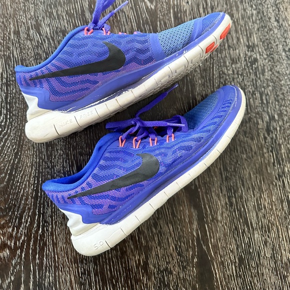 Nike Free 5.0 Cloth Mesh Running Athletic Shoe Size 6.5 - Picture 2 of 5